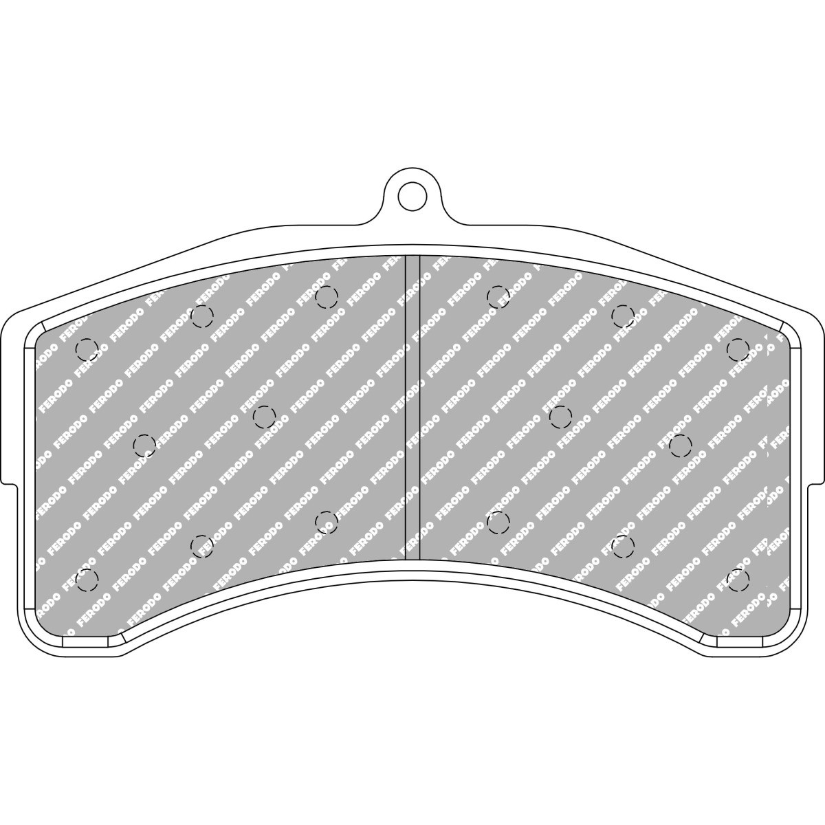 Pastilhas FERODO DS3.12 FRP3165GBArray