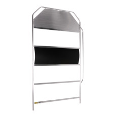 Cartel en blanco negro BG Racing 690 x 240 mm BGR252-BB