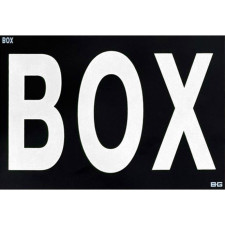 Symbole BOX BG Racing de gran formato 337 x 240 mm