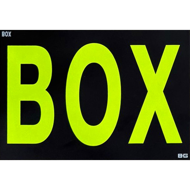 Símbolo BOX BG Racing de grande formato 337 x 240 mmArray