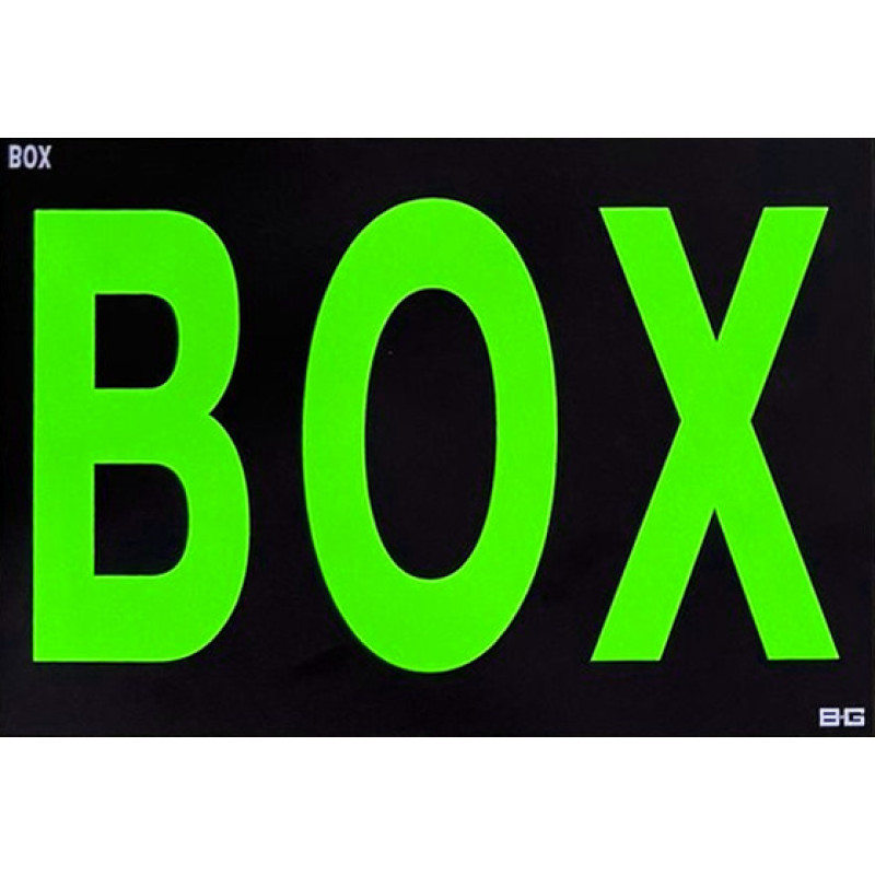 Símbolo BOX BG Racing de grande formato 337 x 240 mmArray