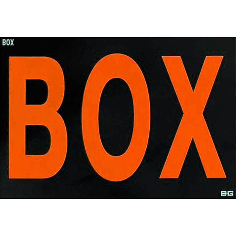 Symbole BOX BG Racing de gran formato 337 x 240 mmArray