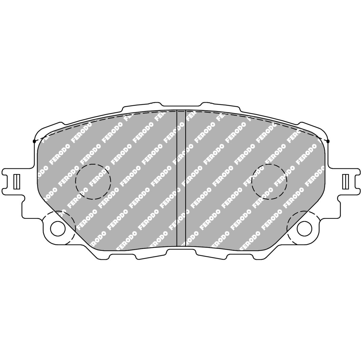 Pastilhas FERODO DSUNO FCP4873ZArray