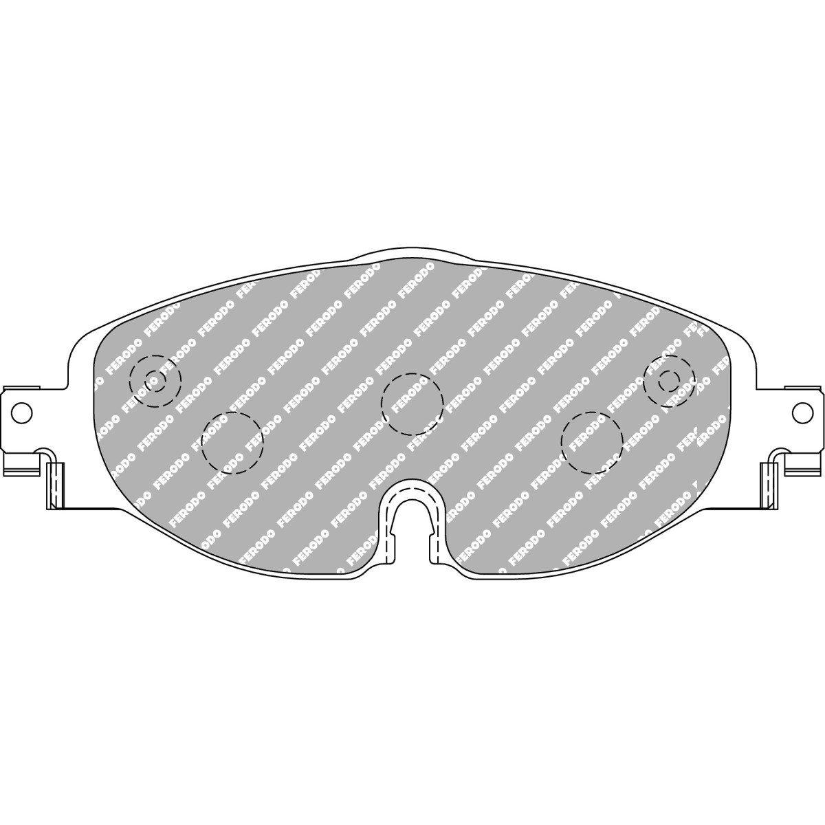 Pastilhas FERODO DS3.12 FCP4433GArray