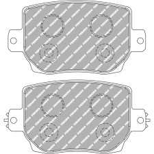 Pastilhas FERODO DS2500 FRP3162H