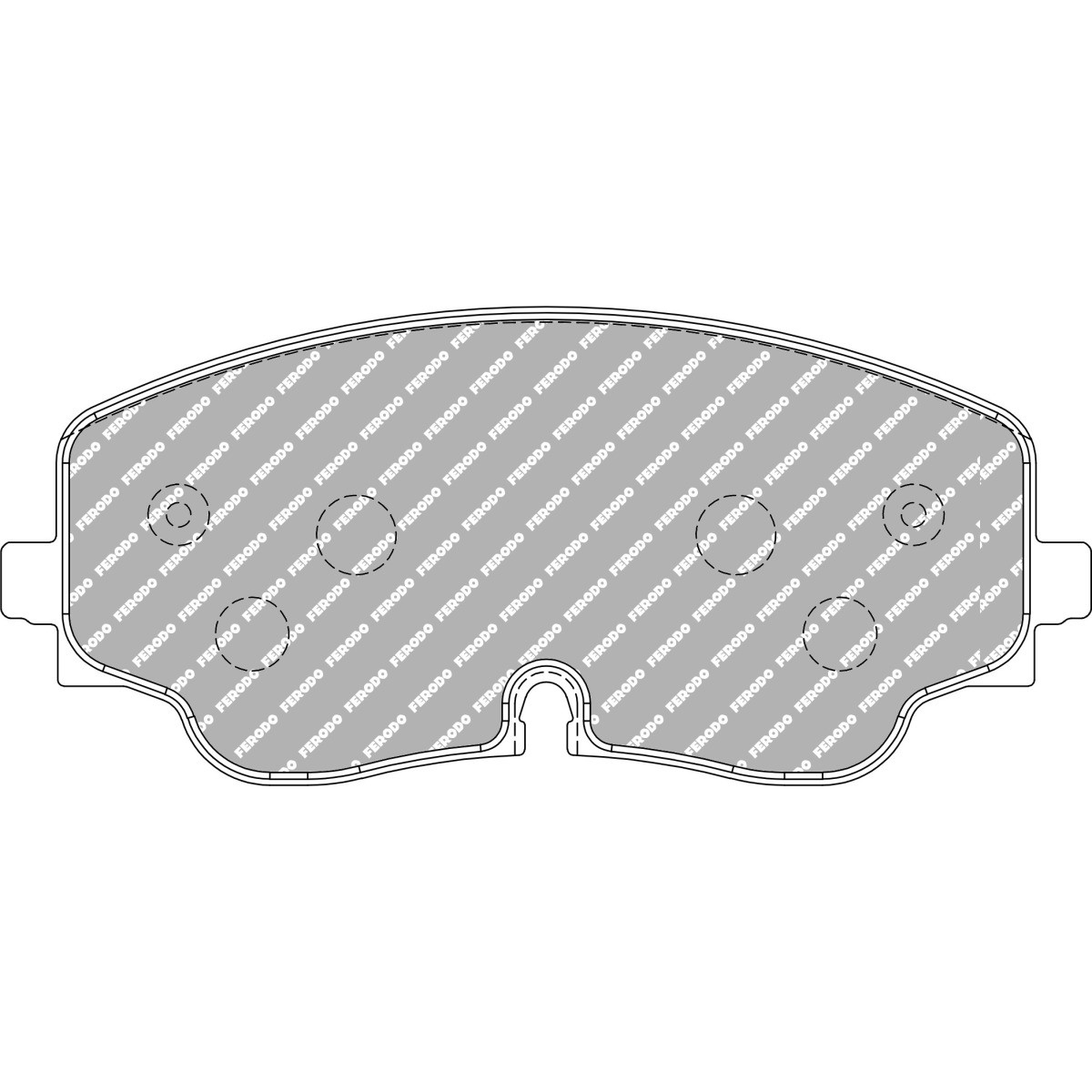Pastilhas FERODO DS2500 FCP5358HArray