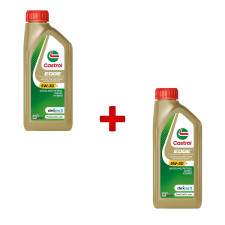Embalagem de 2 bidões de óleo de motor Castrol 5W30 FST Titanium