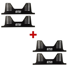 Fijaciones laterales largas de acero GT2i PRO para asientos de baquet