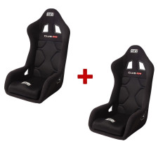 Pack de 2 asientos de baquet GT2i Club Evo tubulares V2 2026 homologados según la norma FIA 8855-1999