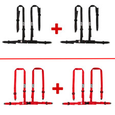 Pack de 2 arneses GT2i Club 02 de 4 puntos homologados por la ECE