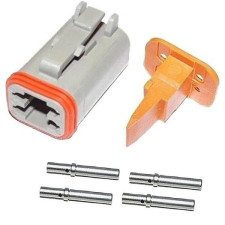 Kit completo conector DEUTSCH DT macho 4 polos