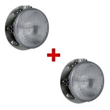 Conjunto ótico no suporte da luz de nevoeiro H3 (par)