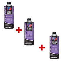Pack de 3 botellas de aditivo para gasolina VP Racing Octanium de 946 ml: aumenta el índice de octano y protege el motor