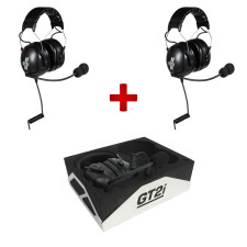Pacote de comunicação para ralis: 2 capacetes GT2i Pro 2 + suporte Kielder® oferecido