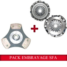 Kit de discos de embraiagem rígidos sinterizados em cerâmica Citroën AX / Peugeot 106 / 205 Rallye