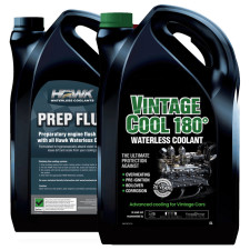 Pack de preparación para el cambio de aceite + refrigerante Evans Vintage Cool 5 L