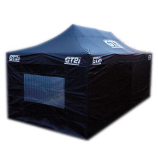 Pack Carpa Negra 3x6m + Muro con Ventana