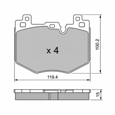 Pastillas de freno GT2i Club BMW M135 xDrive F70 delanteras
