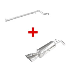 Conjunto de escape Inoxcar para Peugeot 207 GTi: desempenho e durabilidade