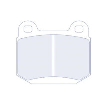 Pastilhas de travão dianteiras CL Brakes (Carbone Lorraine) 4060T14RC8
