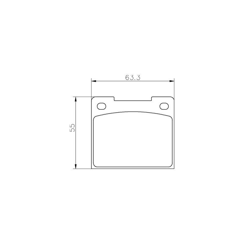 Pastilhas traseiras Mintex MGB533-MRM1802 para Peugeot 208 R2Array