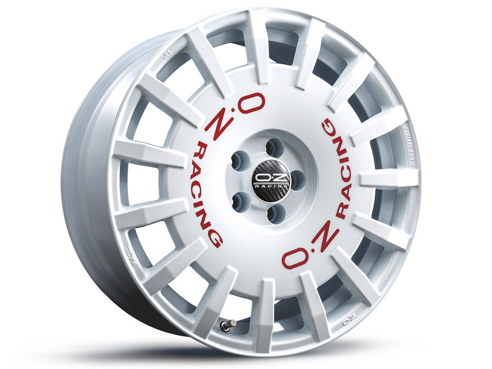 Jante OZ RALLY RACING de alumínio 8x17 ET35 Branco Race 5X100Array