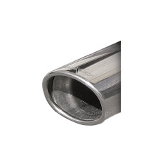 Salida Escape Inoxcar Oval Diámetro 90x70mm longitud 250mm