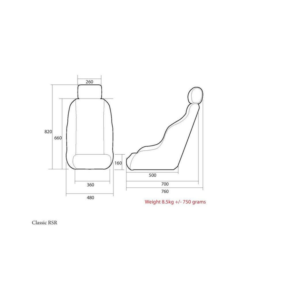 baquet  COBRA Classic RSRArray
