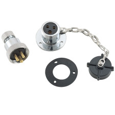 Conector estanque de 3 pinos, 3 A, para a barra de faróis KE620