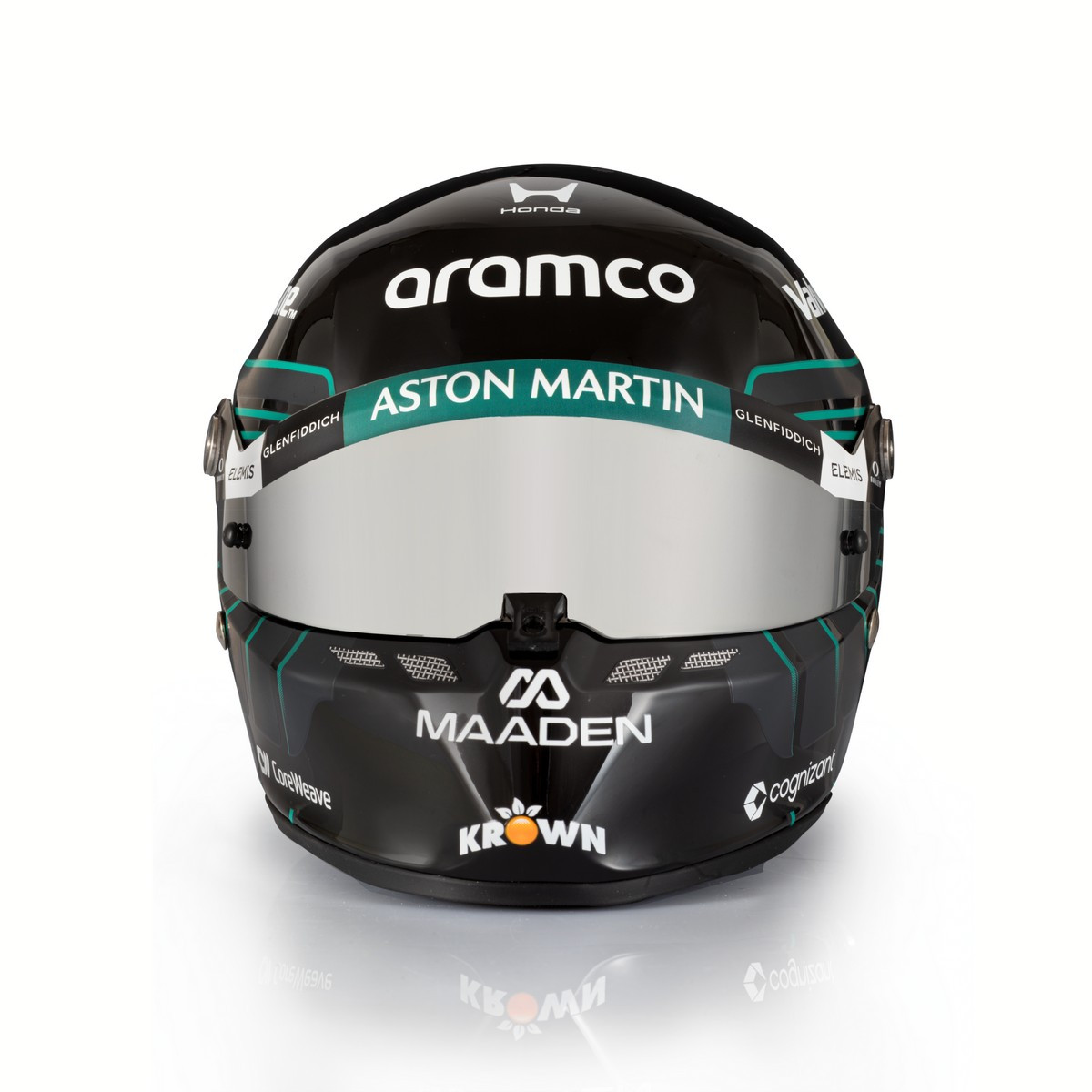Mini casco Stilo Lance Stroll 2026 Aston Martin 1/2Array