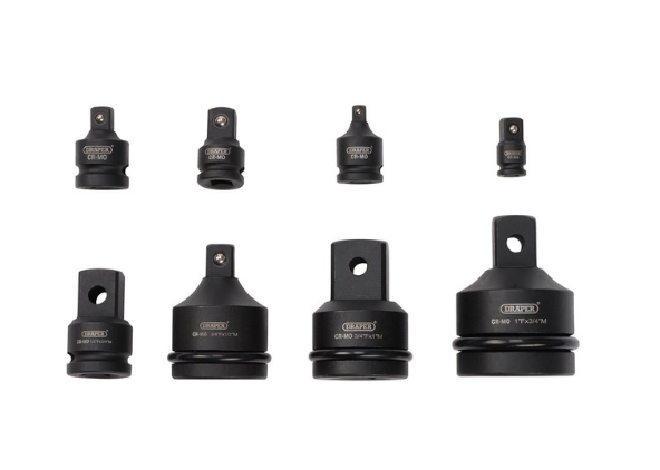 Juego de adaptadores de casquillo DRAPER (8 piezas)Array