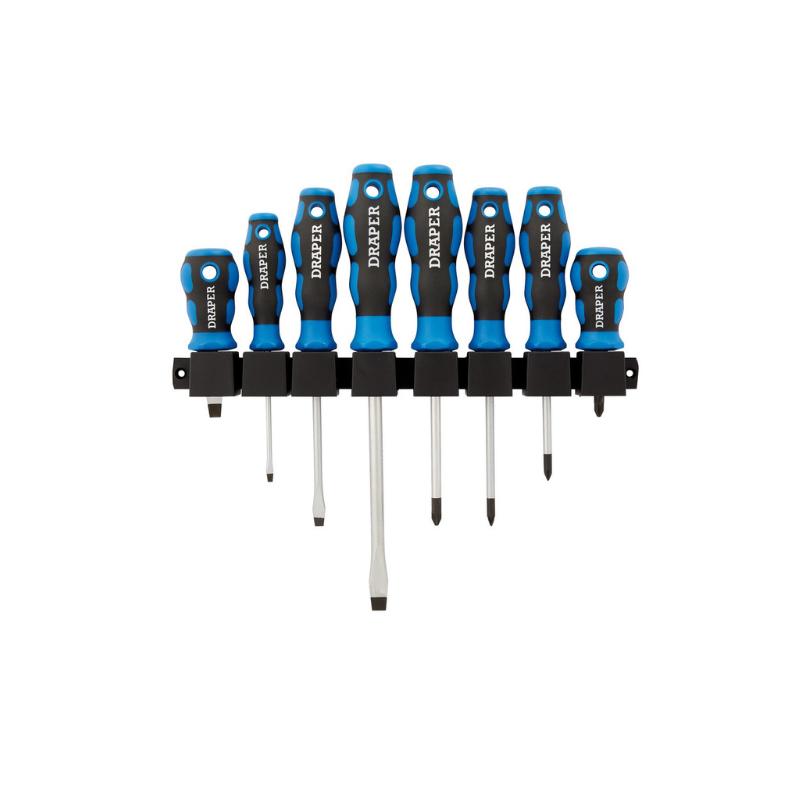 Draper Tools juego de destornilladores de agarre suave (8 piezas)Array