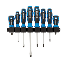 Draper Tools juego de destornilladores de agarre suave (8 piezas)