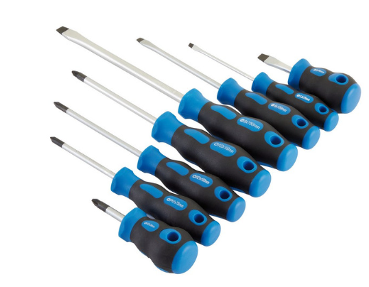 Draper Tools conjunto de chaves de fendas de aperto suave (8 peças)Array
