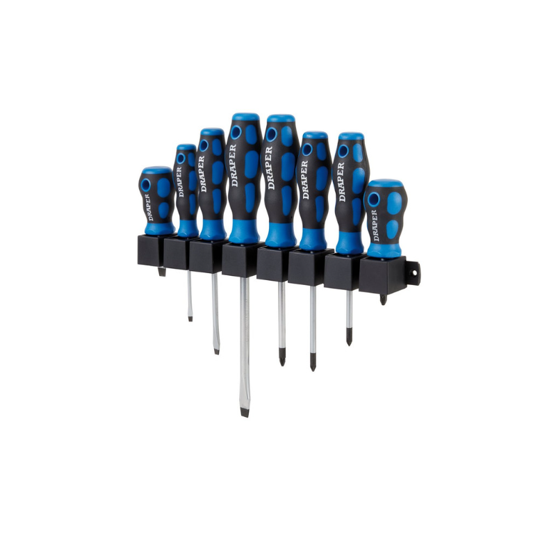 Draper Tools juego de destornilladores de agarre suave (8 piezas)Array