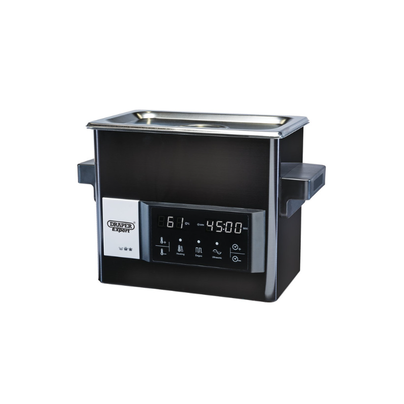 Draper Tools tanque de limpeza por ultra-sons 3 litros 270x170x240mmArray