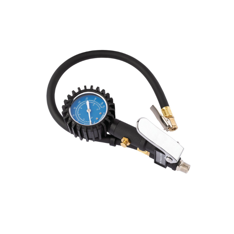 Draper Tools inflador de neumáticos lineal Ø55mm 0-12B - macho 1/4 BSPArray