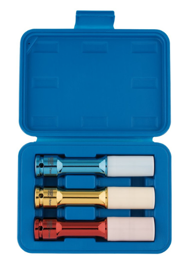 Draper Tools chaves de impacto de 1/2" de comprimento para jantes de alumínio (3 unid.)Array