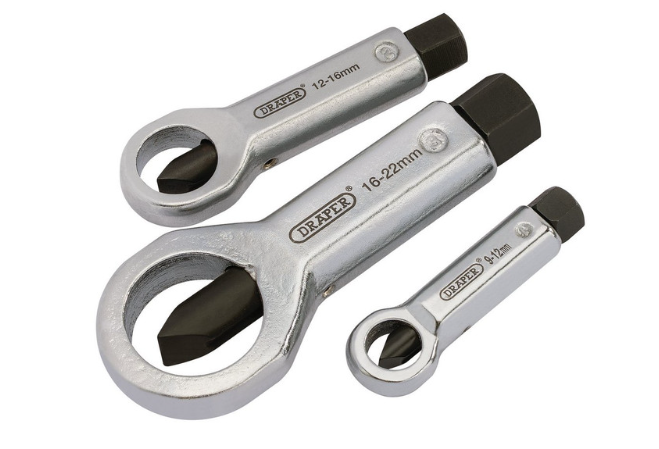 Draper Tools Juego de cascanueces de 9 a 22 mm (3 piezas)Array
