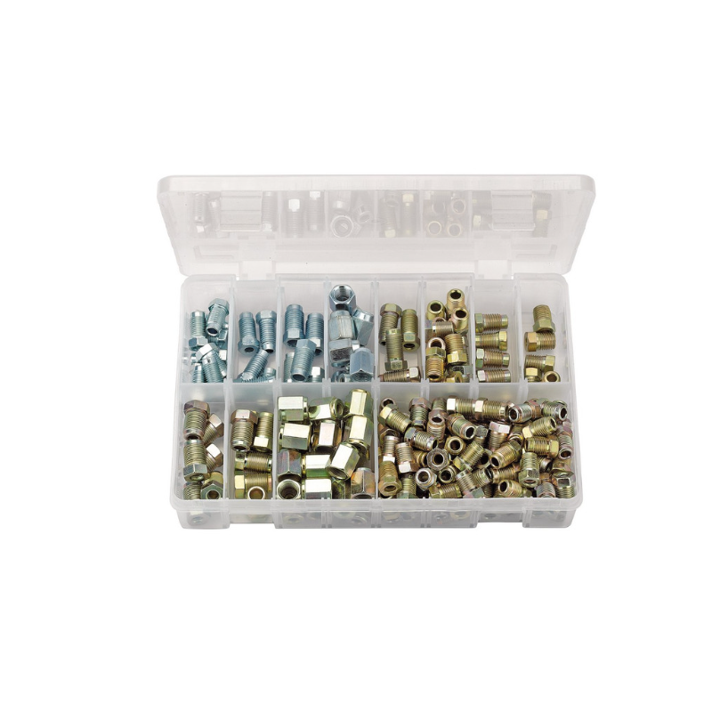 Draper Tools kit de conectores de latiguillos de freno (205 piezas)Array