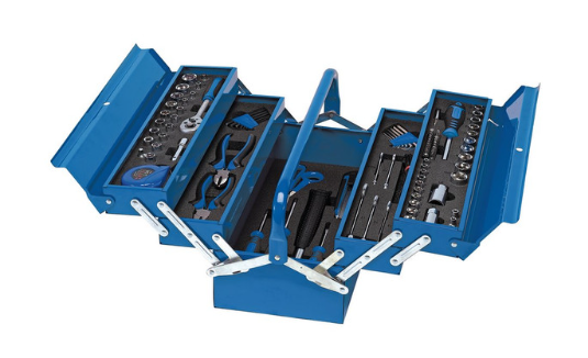 Kit de herramientas Draper Tools en módulos de espuma que incluye herramientasArray