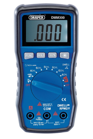Multimetro digitale Draper Tools (scala automatica e manuale) per automobiliArray