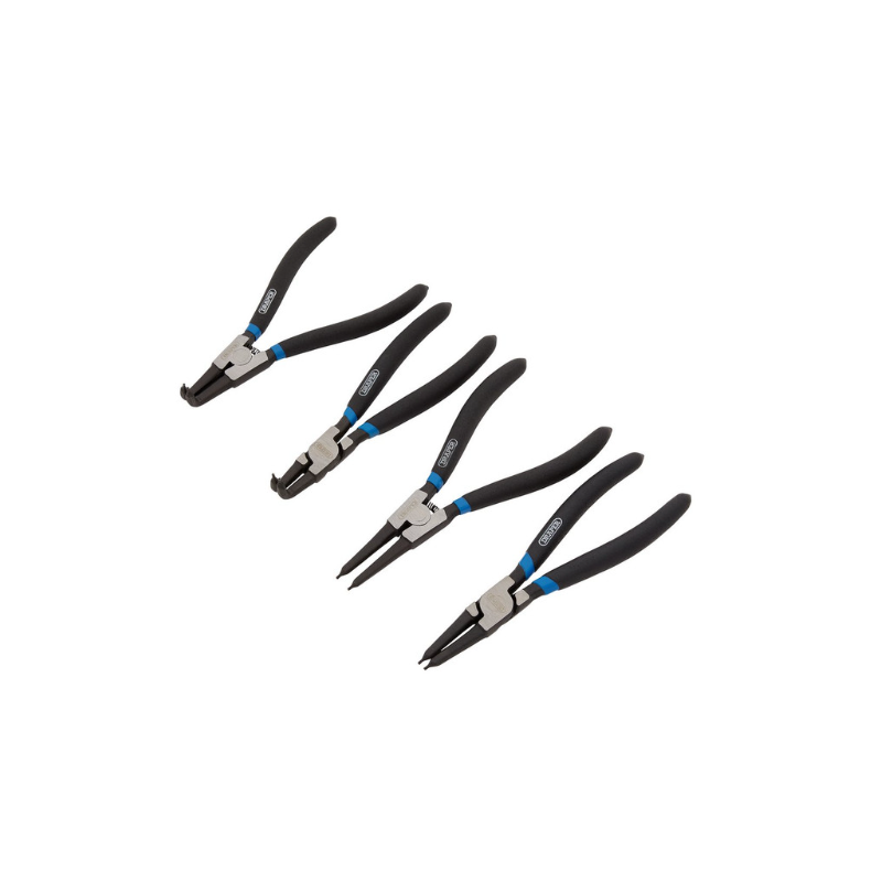 Juego de alicates para circlips internos y externos Draper Tools (4 piezas)Array