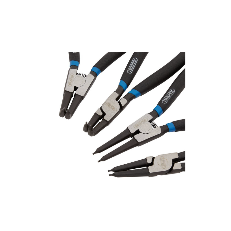 Juego de alicates para circlips internos y externos Draper Tools (4 piezas)Array