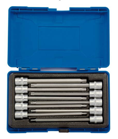 Draper Tools TX-STAR Juego de llaves de vaso de 3/8" 150mm (10 piezas)Array
