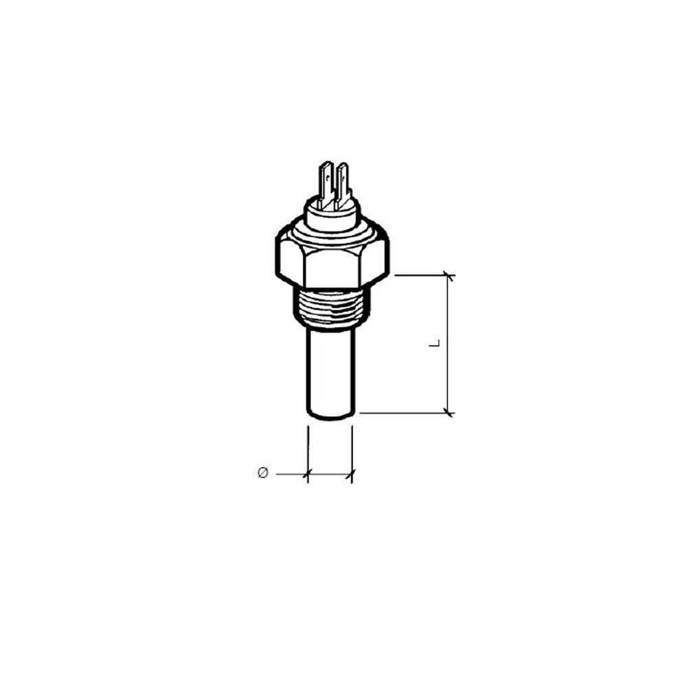 Sensor de temperatura da água VDO 120°C 14x150 2 terminaisArray