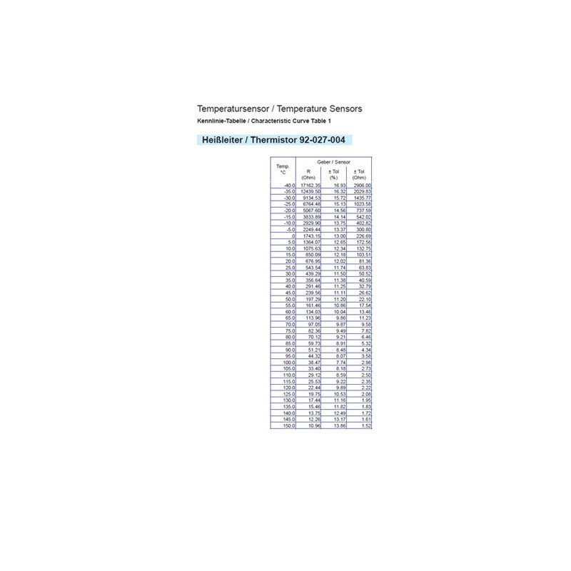 Sensor de temperatura da água VDO M14X150 100° AlertArray
