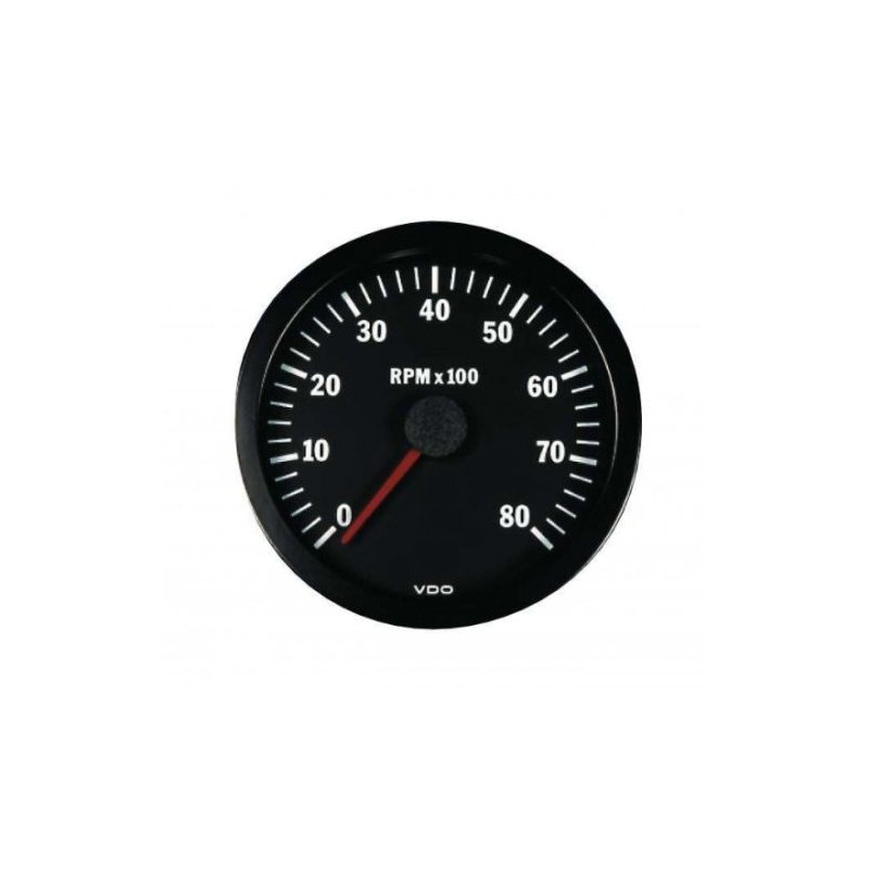 Balcão Revolution VDO 8000 RPM Diâmetro 52 Fundo Preto 4 / 6 / 8 Cilindros Diesel / GasolinaArray
