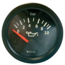 Indicador de presión de aceite VDO Ø52 mm, de 0 a 10 bar, 350-010-007K