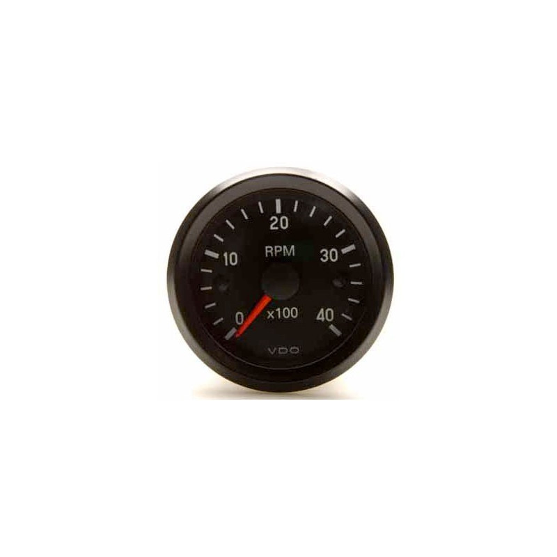 Balcão Revolution VDO 4000 RPM Diâmetro 52 Fundo Preto DieselArray
